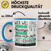 Jazz-Liebhaberin Tasse Geschenk Spruch Wer Will Schon Prinzessin Sein Wenn Man Auch Jazz-Liebhaberin Sein Kann Blau Trendation