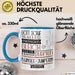Bungee-Jumperin Geschenk Becher Tasse Gott Schuf Alle Menschen Gleich Nur Die Besten Durfeten Bungee-Jumperin Werden Geschenkidee Lustig Blau Trendation