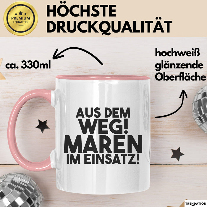 Maren Tasse Aus Dem Weg! Maren Im Einsatz! Geschenk