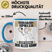 Squash-Spieler Tasse Geschenk für Squash-Spieler Der Mann Der Alles Kann Geschenkidee zum Geburtstag Blau Trendation