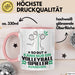 Volleyballspieler Geschenk Tasse So Gut Kann Nur Ein Volleyballspieler Aussehen Geschenkidee Kaffee-Becher Rosa Trendation
