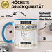 Wakeboarderin Tasse Geschenk Ich Bin Wakeboarderin Warum Weil Ich Es Kann Geschenkidee Geburtstag Blau Trendation