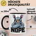 Nashorn Tasse Geschenk Lustige Geschenkidee Spruch Nö Schwarz Trendation