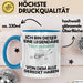 Tauchlehrer Geschenk Tasse Lustige Geschenkidee Geburtstag für Tauchlehrer Ich Bin Dieser Legendäre Tauchlehrer Von Dem Alle Geredet Haben Kaffee-Becher Blau Trendation
