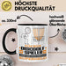 Discgolf-Spieler Geschenk Tasse Ich Bin Discgolf-Spieler Aber Sag Doch Einfach Superheld Lustige Geschenkdiee für Discgolf-Spieler Kaffee-Becher Schwarz Trendation