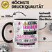 Gleitschirmfliegerin Tasse Geschenk Lustiger Spruch Bitte Erheben Sie Sich Seine Majestät Die Gleitschirmfliegerin Betritt Den Raum Schwarz Trendation