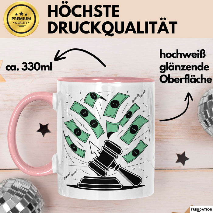 PPC Experte Tasse Geschenk Lustige Geschenkidee Spruch Für Bezahlten Traffic Profis Rosa Trendation
