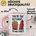 Romantisches Paar Jahrestagsfeier Tasse Geschenk Lustige Geschenkidee Spruch Du Bist Der Ketchup Zu Meinen Pommes Rosa Trendation