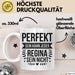 Regina Tasse Geschenk Perfekt Sein Kann Jeder Geschenkidee Geburtstag Weiß Trendation