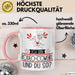 Rodeo-Cowgirl Tasse Geschenk Ich Bin Rodeo-Cowgirl Und Du So Geschenkidee Lustiger Spruch Becher Rosa Trendation