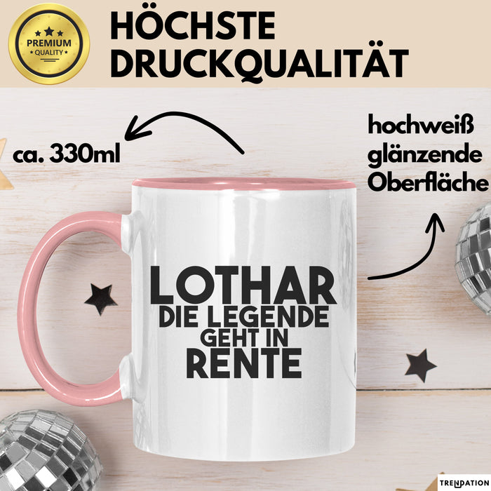 Lothar Tasse Lothar – Die Legende Geht In Rente Geschenk