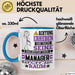 Manager Geschenk Tasse Lustiger Spruch Erheben Sie Sich Der Manager Betritt den Raum Blau Trendation
