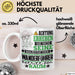Wanderführer Geschenk Tasse Lustiger Spruch Erheben Sie Sich Der Wanderführer Betritt den Raum Weiß Trendation