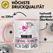 Geschenk für Survival-Trainerin Tasse Lustige Geschenkidee Geburtstag Ich Bin Survival-Trainerin Ich Darf Das Rosa Trendation