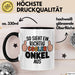 Onkel Nichte Neffe Tasse Geschenk Lustige Geschenkidee Spruch So Sieht Ein Richtig Cooler Onkel Aus Trendation