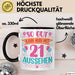 21er Geburtstag Tasse Geschenk Frauen So Gut Kann Man Mit 21 Aussehen Geschenkidee Geburtstag Trendation