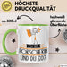 Forscherin Tasse Geschenk Ich Bin Forscherin Und Du So Geschenkidee Lustiger Spruch Becher Grün Trendation