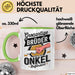 Onkel Sarkastisch Sarkasmus Tasse Geschenk Lustige Geschenkidee Spruch Großartige Brüder Werden Zum Onkel Befördert Grün Trendation