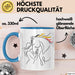 Pferde Tierliebhaber Tasse Geschenk Lustige Geschenkidee Spruch Blau Trendation