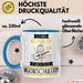 Musikschülerin Tasse Geschenk Becher Stark Attraktiv Furchtlos Musikschülerin Lustige Geschenkidee Blau Trendation