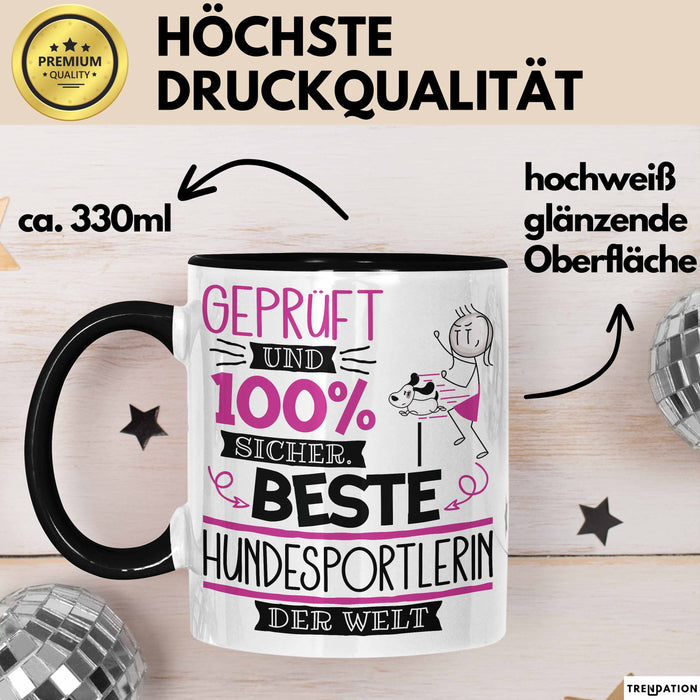 Hundesportlerin Geschenk Becher Tasse Gott Schuf Alle Menschen Gleich Nur Die Besten Durfeten Hundesportlerin Werden Geschenkidee Lustig Trendation