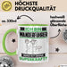 Wanderführer Tasse Geschenk für Wanderführer Geburtstag Lustiger Spruch Kaffee-Becher Was Ist Deine Superkraft Grün Trendation