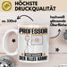 Professor Tasse Geschenk für Professor Der Mann Der Alles Kann Geschenkidee zum Geburtstag Weiß Trendation
