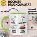 Gans Vogel Tasse Geschenk Lustige Geschenkidee Spruch Grün Trendation