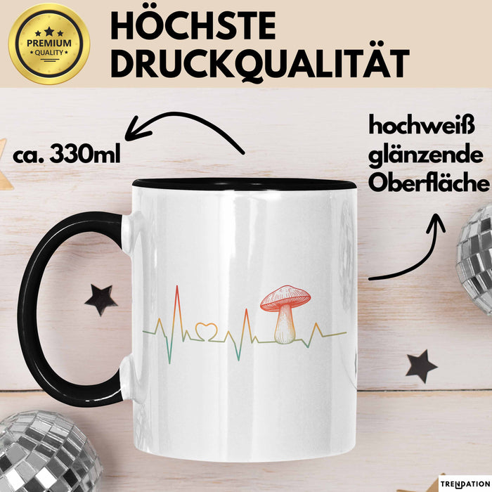 Pilzsammler Tasse Geschenk Pilze Sammeln Geschenkidee Trendation