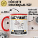 Jazz-Pianist Tasse Geschenk für Jazz-Pianist Der Mann Der Alles Kann Geschenkidee zum Geburtstag Rot Trendation