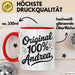 Andrea Tasse Geschenk Original 100% Andrea Geschenkidee Geburtstag Rot Trendation