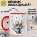 Florist Tasse Geschenk Lustige Geschenkidee Spruch Für Blumen Liebhaber Rot Trendation