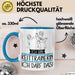 Geschenk für Reittrainerin Tasse Lustige Geschenkidee Geburtstag Ich Bin Reittrainerin Ich Darf Das Blau Trendation