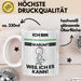 Meerschweinchenfreund Geschenk Tasse Lustiger Spruch Ich Bin Meerschweinchenfreund Warum Weil Ich Es Kann Geschenkidee Bester Meerschweinchenfreund Geburtstag Kaffee-Becher Weiß Trendation