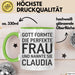 Claudia Tasse Geschenk Gott Formte Die Perfekte Frau Claudia Geschenkidee Grün Trendation