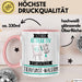 Tierkunst-Malerin Tasse Geschenk Becher Stark Attraktiv Furchtlos Tierkunst-Malerin Lustige Geschenkidee Rosa Trendation