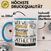 Athletin Tasse Geschenk Spruch Wer Will Schon Prinzessin Sein Wenn Man Auch Athletin Sein Kann Blau Trendation