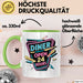 Diner Fan Tasse Geschenkidee für Retro Essen Liebhaber Grün Trendation
