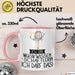 Geschenk für Musikwissenschaftlerin Tasse Lustige Geschenkidee Geburtstag Ich Bin Musikwissenschaftlerin Ich Darf Das Rosa Trendation