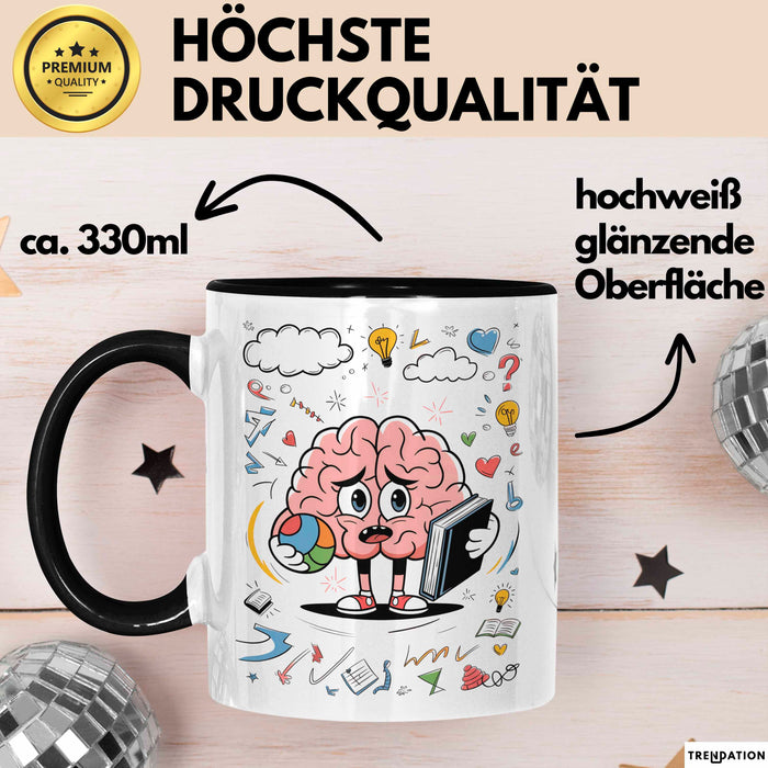 Psychologie Student Tasse Geschenk Lustige Geschenkidee Spruch Für Gedanken Forscher Trendation