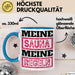 Witzige Tasse Geschenk Meine Sauna Meine Regeln Spruch Blau Trendation