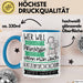 Katzenpsychologin Tasse Geschenk Spruch Wer Will Schon Prinzessin Sein Wenn Man Auch Katzenpsychologin Sein Kann Blau Trendation