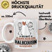 Halbcousin Geschenk Tasse So Gut Kann Nur Ein Halbcousin Aussehen Geschenkidee Kaffee-Becher Weiß Trendation