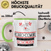 Rodeo-Cowgirl Weil Es Keinen Schöneren Beruf Gibt Tasse Geschenk für Eine Rodeo-Cowgirl Lustig Grün Trendation
