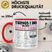 KPop Tasse Geschenk Spare Time Finger Heart Grafik Geschenkidee Rot Trendation