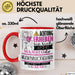 Musikbibliothekarin Tasse Geschenk Lustiger Spruch Bitte Erheben Sie Sich Seine Majestät Die Musikbibliothekarin Betritt Den Raum Rot Trendation