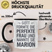 Marion Tasse Geschenk Gott Formte Die Perfekte Frau Marion Geschenkidee Schwarz Trendation