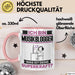 Musikblogger Tasse Geschenk für Musikblogger Geburtstag Lustiger Spruch Kaffee-Becher Was Ist Deine Superkraft Rosa Trendation