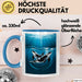 Wal Tier Tasse Geschenk Lustige Geschenkidee Spruch Blau Trendation