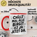 Birgit Tasse Geschenk Chillt Mal Alle Birgit Ist Ja Jetzt Da Geschenkidee Becher mit Name Rot Trendation